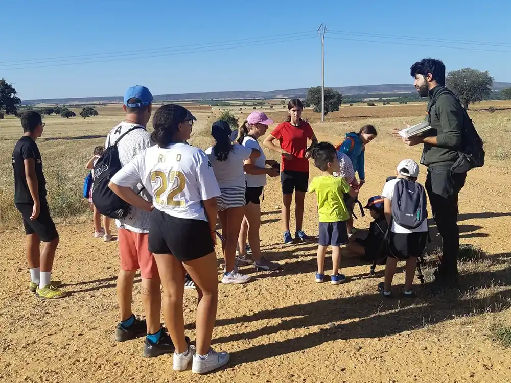 Actividad de educación ambiental con familias.